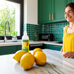 Home 10 친환경 기프트 아이디어 자연을 담은 홈 스프레이 - Summer Kitchen Freshener**
A bright, sunny Italian kitchen. A woman is smiling as she sprays a natu...
